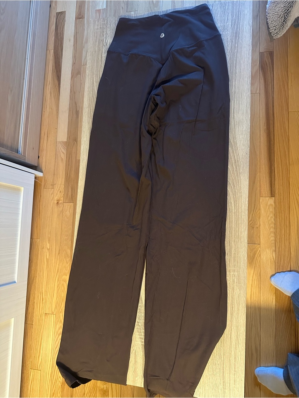 lululemon athletica women’s Dark Brown Wide-Leg Joggers - Long